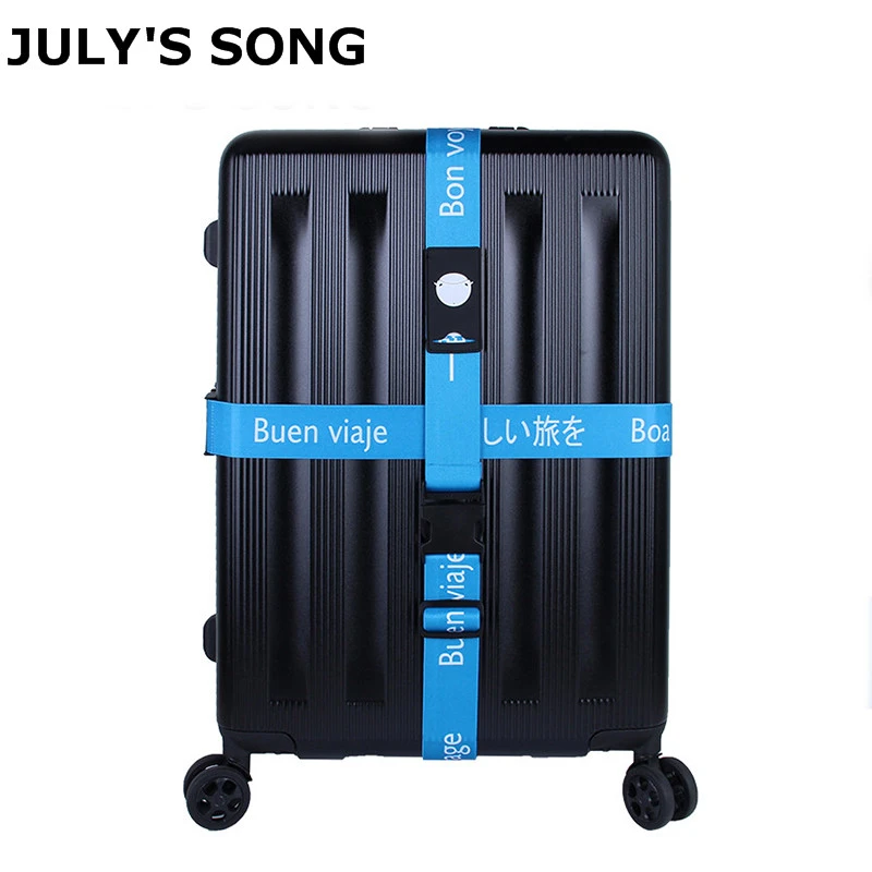 JULY'S SONG Correa de equipaje cinturón cruzado de poliéster, para de viaje, dos modelos, accesorios de viaje útiles|Accesorios de viaje| - AliExpress