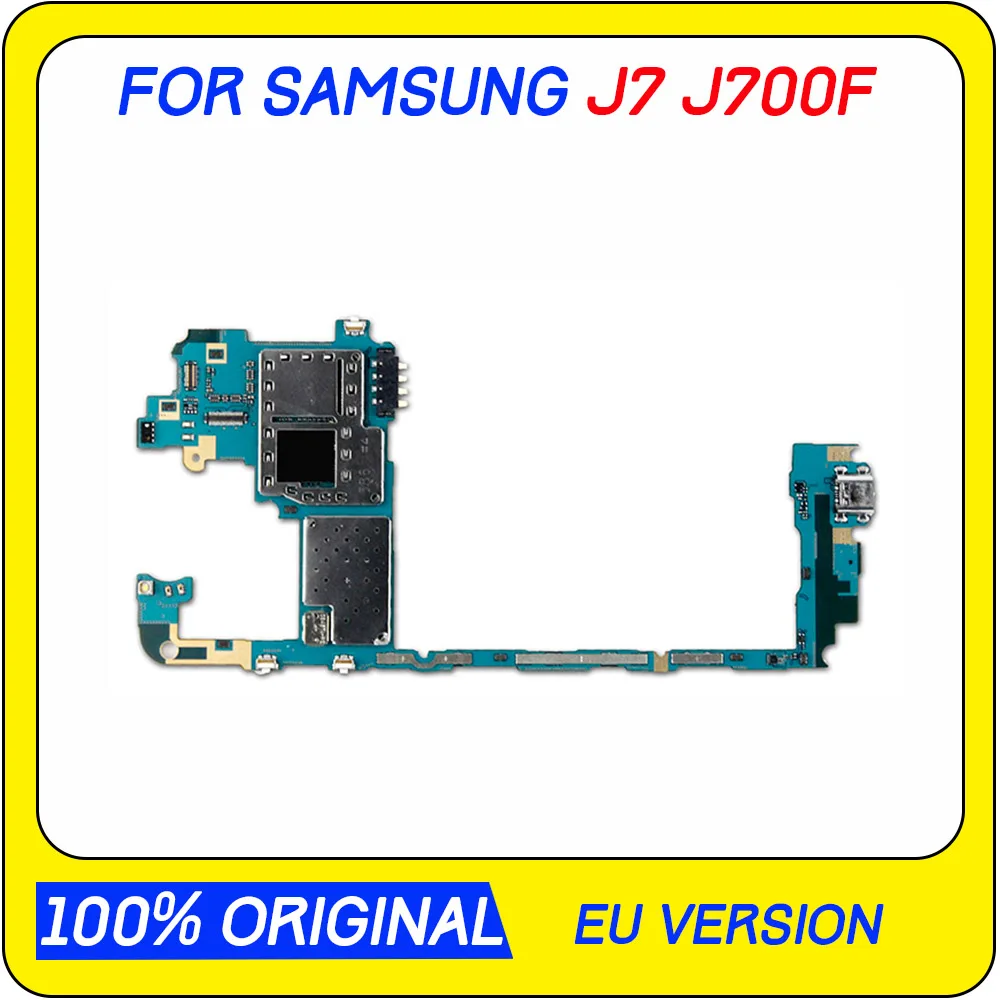 Оригинальная разблокированная материнская плата основная плата Материнская плата для samsung Galaxy J7 J700F материнская плата со всеми чипами