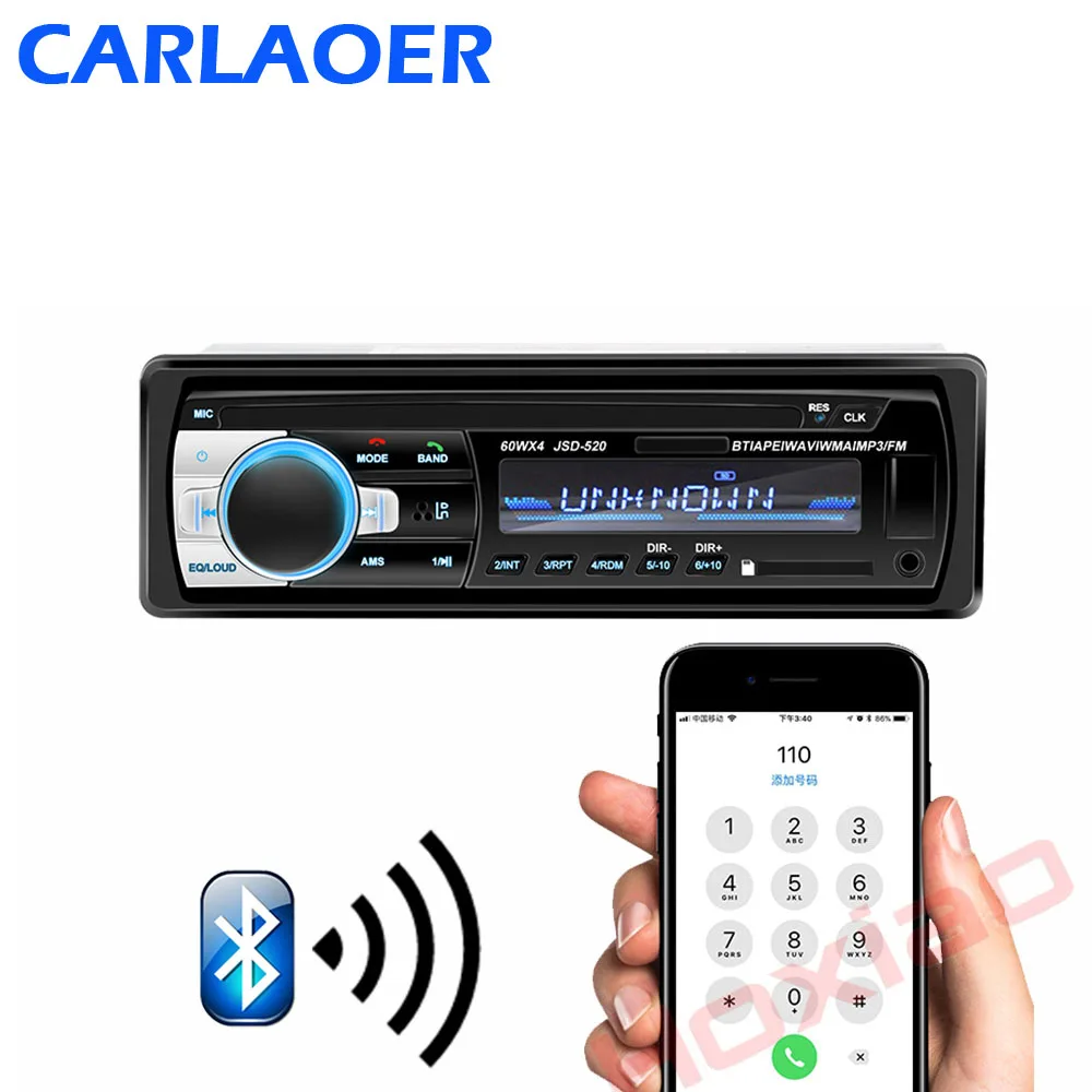 

Bluetooth Autoradio 12V Car Stereo Radio FM Aux-IN Input Receiver SD USB In-dash 1 din Car MP3 Multimedia Player