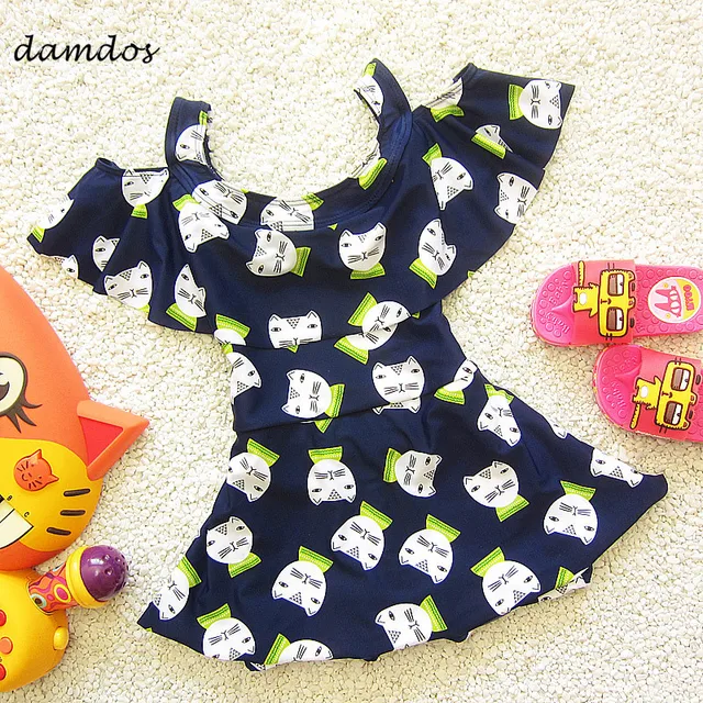 {Excellent|Wonderfull|Very Good|Very Recommended} 2019 Bikini Girls Swimsuit Kids Swimwear Beach Dress Sweet Skirt One Piece Girls Swimswear Female Biquini Cover-ups Bathing Suit Cheap Offers