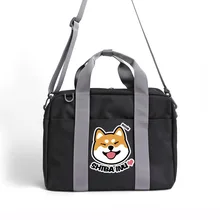 Shiba Inu Corgi Doge Милая собачка для мальчиков и девочек, для женщин и мужчин, школьная сумка, слинг, сумки на одно плечо для путешествий, прекрасный отдых