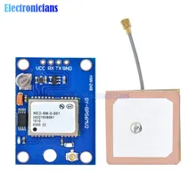 1 комплект NEO-6M gps модуль GY-gps 6MV2 NEO6MV2 буит в EEPROM APM2.5 антенна 3 V-5 V RS232 ttl доска для Arduino полета Управление