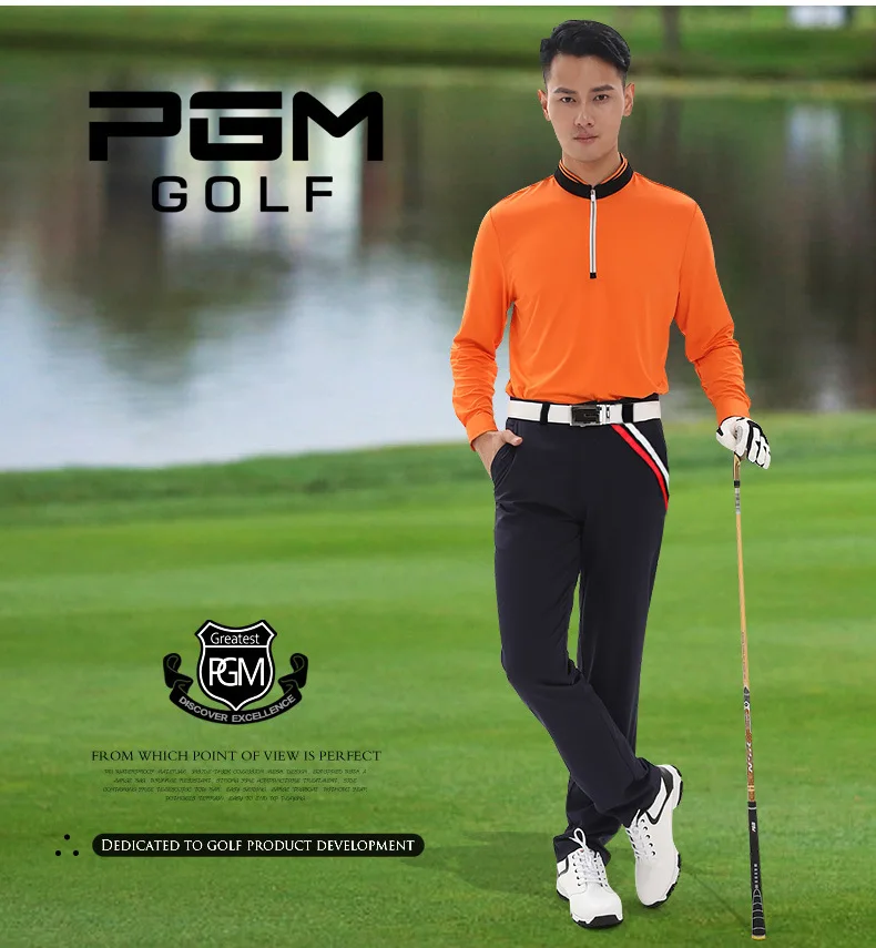 PGM Толстая Версия одежда для гольфа брюки для гольфа мужские осенние высокоэластичные брюки быстросохнущие тонкие мужские брюки больших размеров XXS-3XL