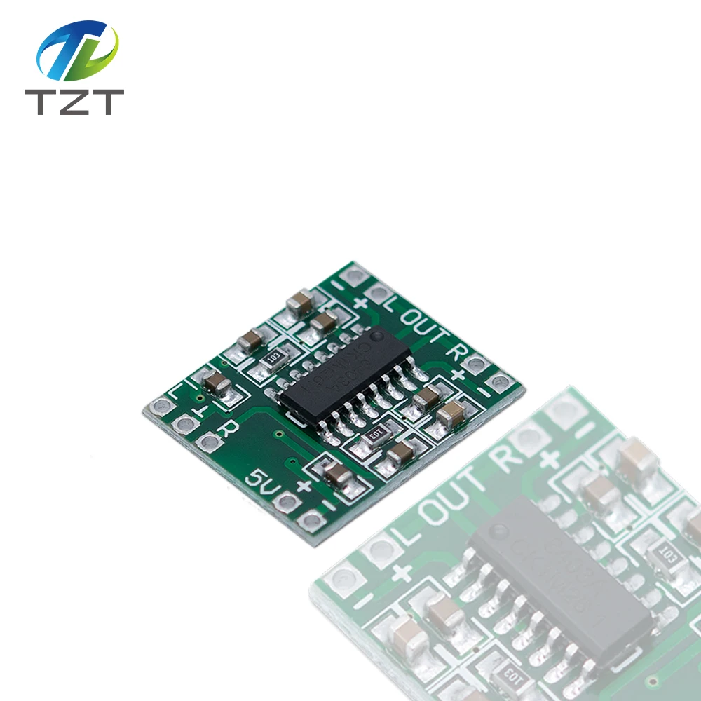 

TZT PAM8403 module Super mini digital amplifier board 2 *3W Class digital amplifier board efficient 2.5 to 5V
