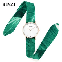 2017 Luxury Watch Women Creative Ladies Watches Colorful Strap Quartz Watch Simple Relogio Feminino BINZI