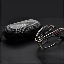 Женские Мужские Унисекс Складные очки для чтения очки с Чехол 1,0 1,5 2,0 2,5 3,0 3,5 4,0 очки