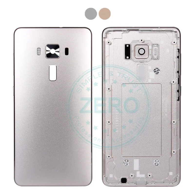

Original For Asus Zenfone 3 Deluxe ZS570KL Back Battery Cover Metal + Side Keys ZS570KL Rear Housing Battery Door Spare Parts