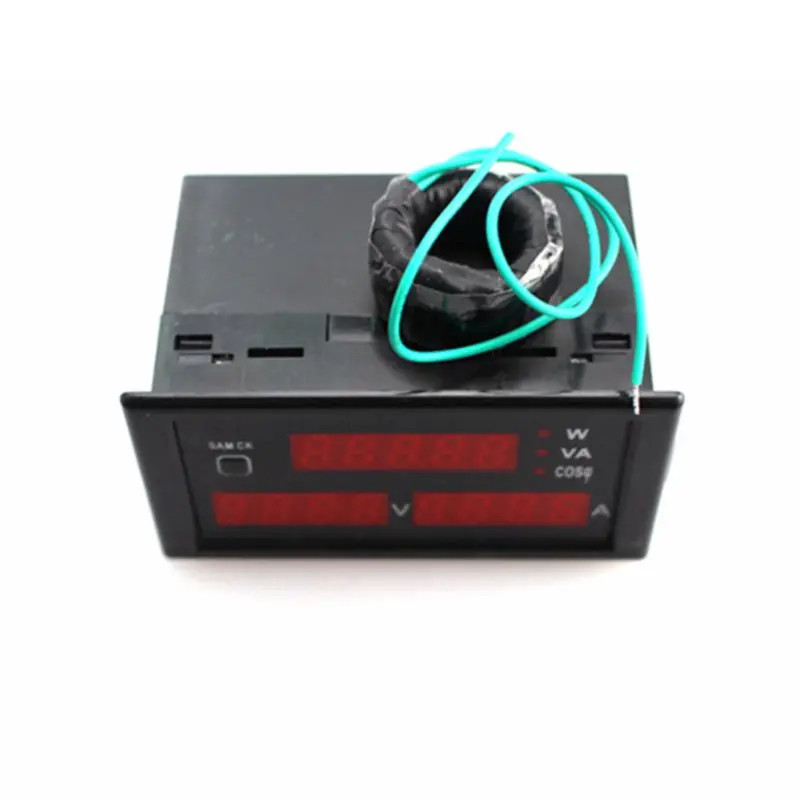 AC 200 450V 0 100A 5 в 1 Цифровой вольтметр переменного тока Амперметр измеритель