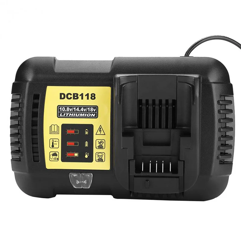 Зарядное устройство для батарей Dewalt DCB118 10 8 В 12 14 4 18 в li ion 4.5A DCB101 DCB120 DCB115 DCB107 DCB105 DCB140