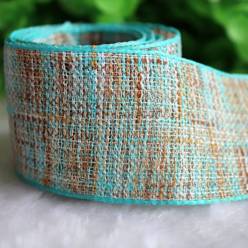 10 размеров 38 мм натуральный Пеньковая лента джут, джутовая ткань ...