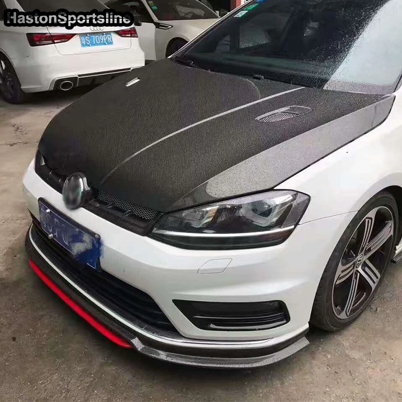 Golf 7 MK7 ASPEC Стиль углеродного волокна передний бампер решетка гриль для Volkswagen Golf 7