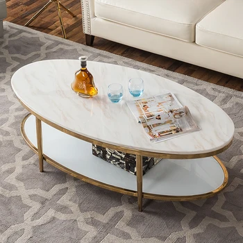 table marble modern center nordic stainless steel living dining italian golden coffee luxury round furniture