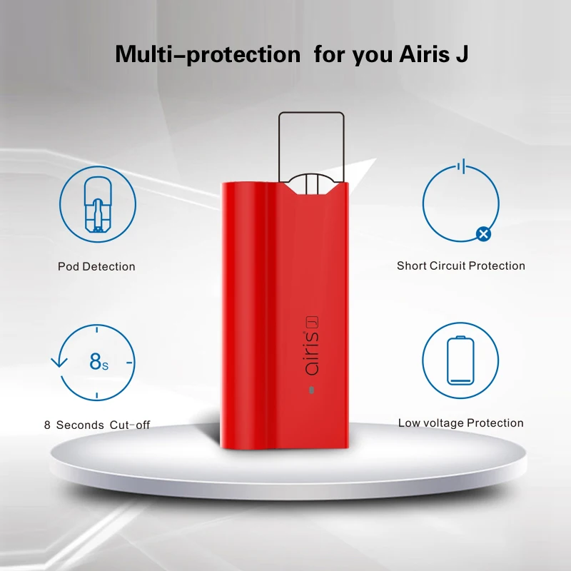 AIRISTECH airis J Vape Pod испаритель ручка батарея для Нико солевое масло мод система