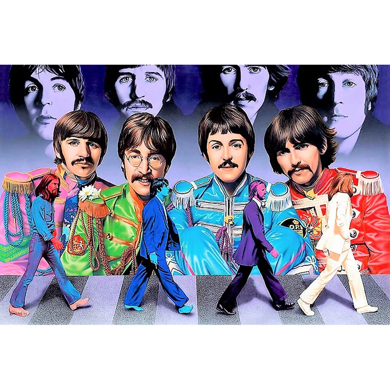 

The Beatle Diamond Painting Full Drill Rock Star Wall Art Cartoon Decor Diamond Mosaic Music Painting on Canvas Hand Craft Gift