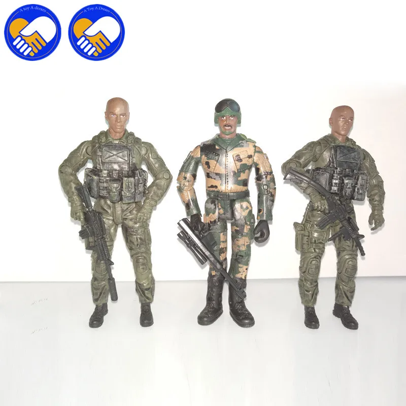 Случайные 5 шт./лот 3 75 &quot1/18 SWAT черная Униформа Военная армейская боевая игра