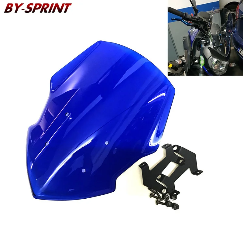 

NEW Motorcycle For YAMAHA MT-07 MT07 FZ07 FZ-07 2018 2019 WindScreen Windshield Visor Viser Double Bubble