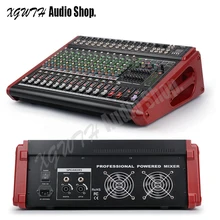 12 канальный усилитель микшер студийный аудио микшерный пульт высокой мощности XGWTH Band с+ 48 В фантомное питание Bluetooth USB профессиональная