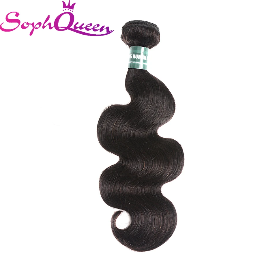 Soph queen hair бразильские объемные волны пучки можно купить с закрытием волос Плетение Пучков 100% Remy человеческих волос Расширения Двойной уток