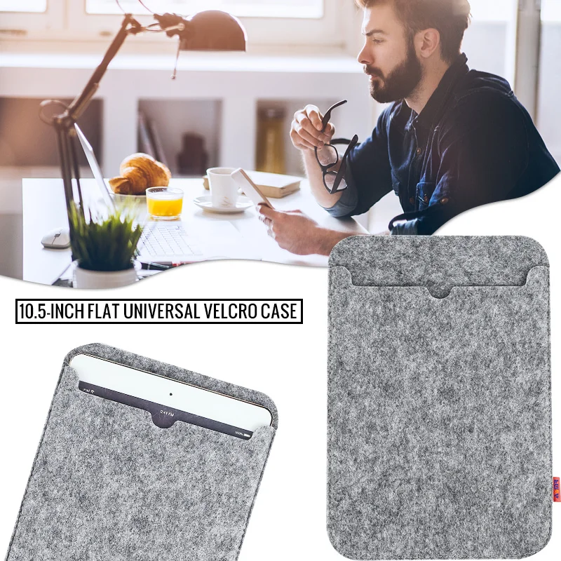 

Portable Tablet Sleeve Case Scratch Proof Felt Computer Bag Tablet Fashion Tablet Bag Laptop for IPad