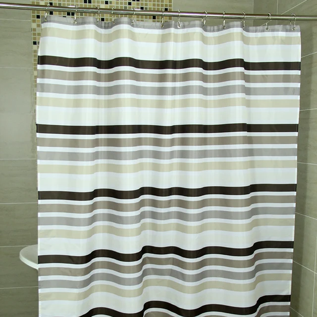 Hoogwaardige Polyester doek douchegordijn pak waterdicht en dikke ... Hoogwaardige Polyester doek douchegordijn pak waterdicht en dikke ...