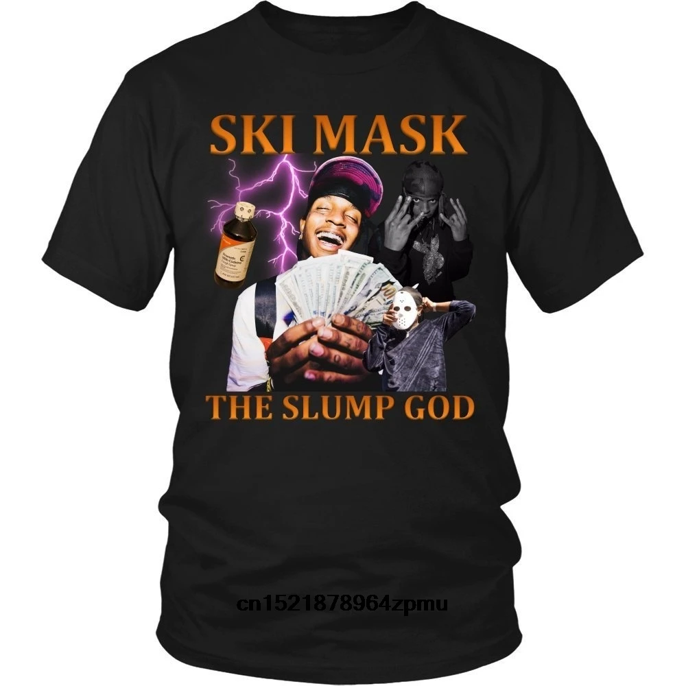 Men T shirt Ski Mask The Slump God Rap T Shirt S 3XL funny t shirt