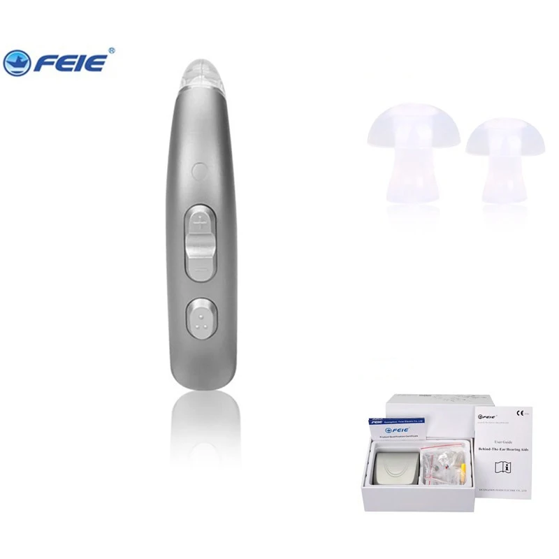 Feie 6 Channels Hearing Aid MY-22 Sound Enhancement Amplifier Deafness Aids Grey Color for Elderly