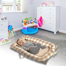 Детская кроватка для младенца, складное детское гнездо, бионическая кровать, спальный артефакт, детское гнездо, детское гнездо с подушкой для путешествий, автомобильный пол