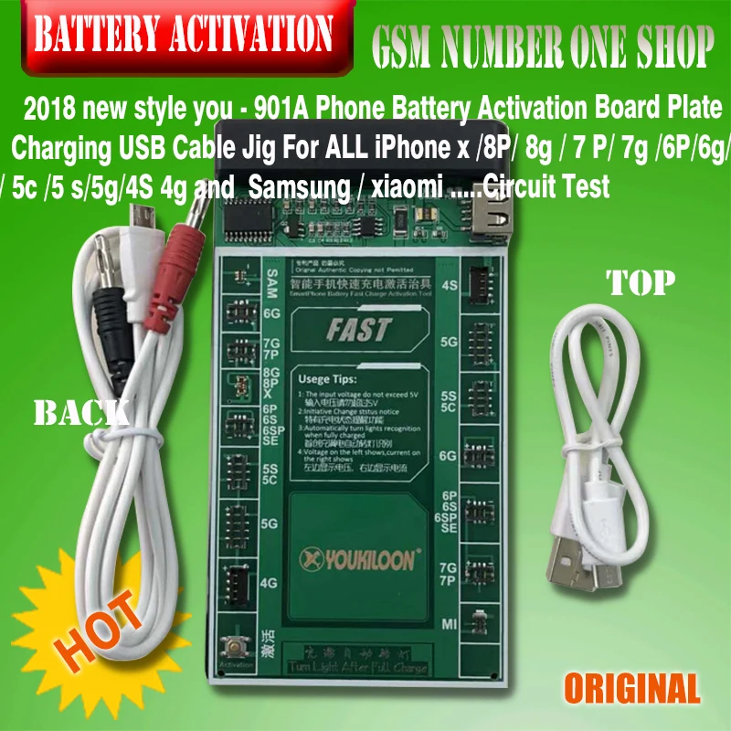 Профессиональная плата для активации батареи, кабельный фиксатор для зарядки iPhone x/8 p/8 7 Plus 7 6s 6 5s 5 4s 4 и для sam/xiaomi