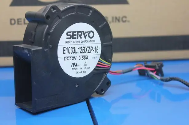Сервопривод E1033L12BXZP-16 9733 12V3. 58A ШИМ большой вентилятор охлаждения ветровой турбины