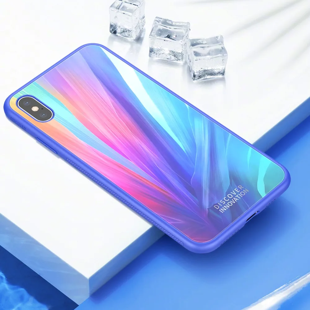 NILLKIN чехол из закаленного стекла для iPhone XS Max XR XS Силиконовый чехол для телефона для iPhone X 10 XS XR Роскошный чехол s TPU рамка Крышка