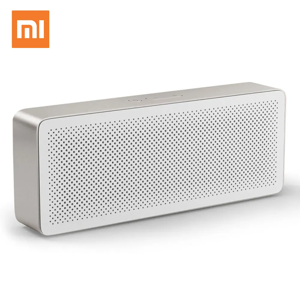 Оригинальная Xiaomi mi Bluetooth квадратная коробка, 2 динамика, портативная беспроводная mi ni квадратная коробка, колонка для IPhone и телефонов на Android