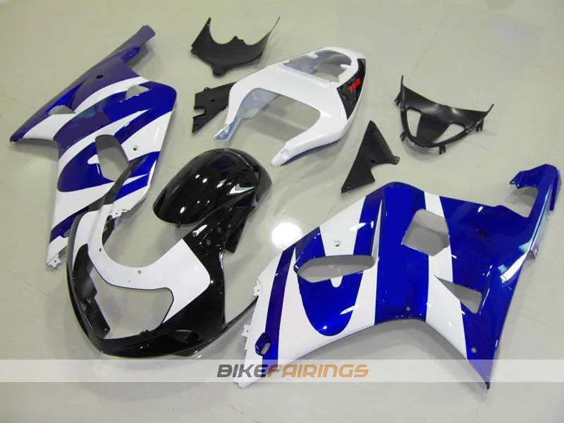 

New Motorcycles Fairings Kits Fit For Suzuki GSXR600 GSXR750 GSXR-600 750 01 02 03 2001 2002 2003 ABS Plastic black white blue