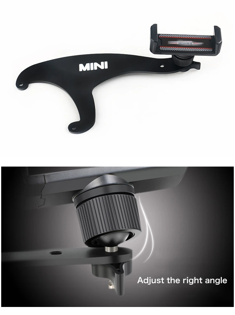 AMBERMILE Car Interior Mobile Cell Phone Mount Holder Rotatable Phone GPS Holder for MINI Cooper Clubman F54 F55 F56 Accessories (2)
