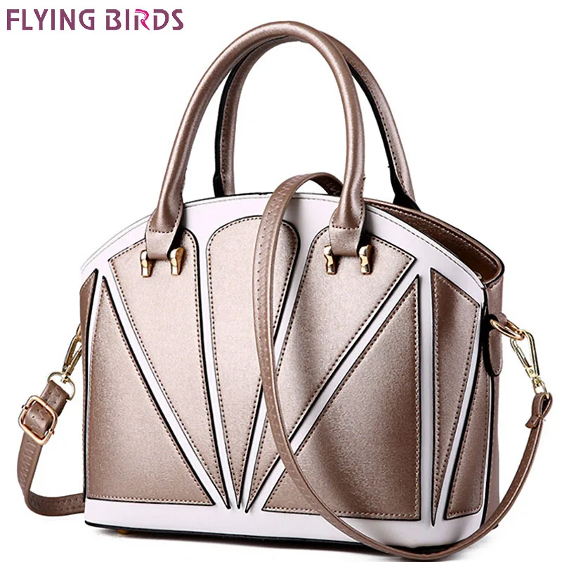 

Flying birds! women handbag designer women's tote women bags famous brands leather bag ladies bolsa feminina patchwork LM3382fb