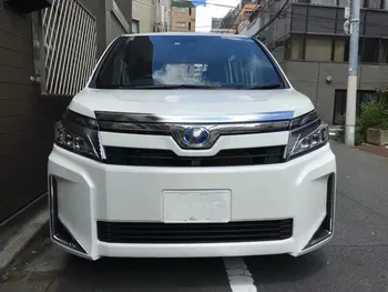 

MONTFORD ABS Chrome Front Engine Machine Strip Garnish Mesh Hood Grille Trim Molding Accessories For Toyota Noah Voxy 2017 2018