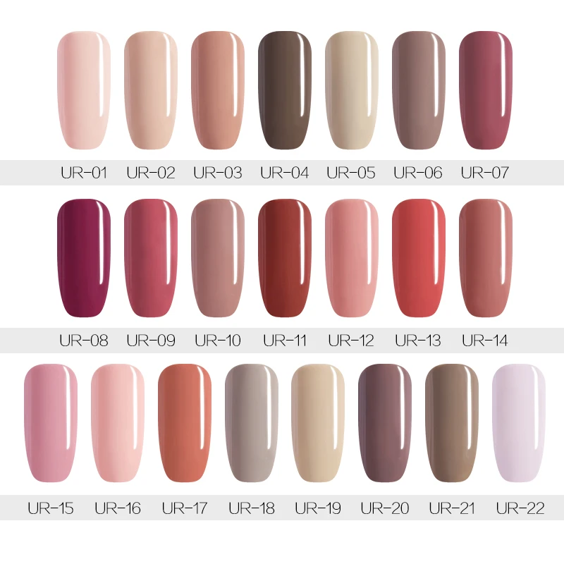 اور السكر 7.5 مللي الوردي جيل للأظافر البولندية الصرفة الألوان شبه الدائم نقع معطلة الأشعة فوق البنفسجية LED هلام مسمار الفن هلام ورنيش مانيكير...