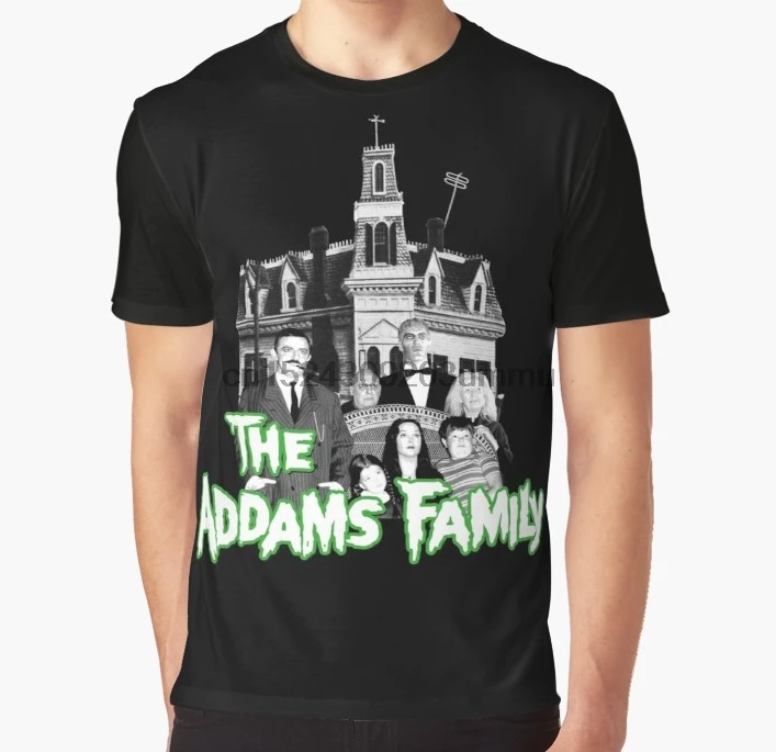 

All Over Print Women T Shirt Men Funny tshirt The Addams Family Shirt Graphic Women T-Shirt