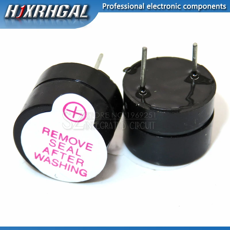 100pcs 3v Active Buzzer Magnetic Long Continous Beep Tone 12*9.5mm new and original hjxrhgal | Электронные компоненты и
