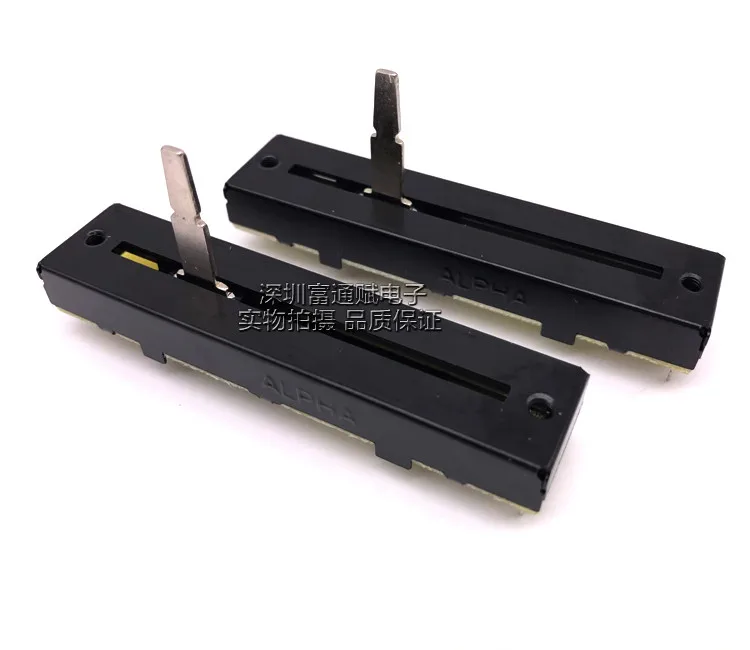 

Straight slide track type 72MM RA45D2F-211 Slide potentiometer B20K×2 Stroke 45MM handle 20MM