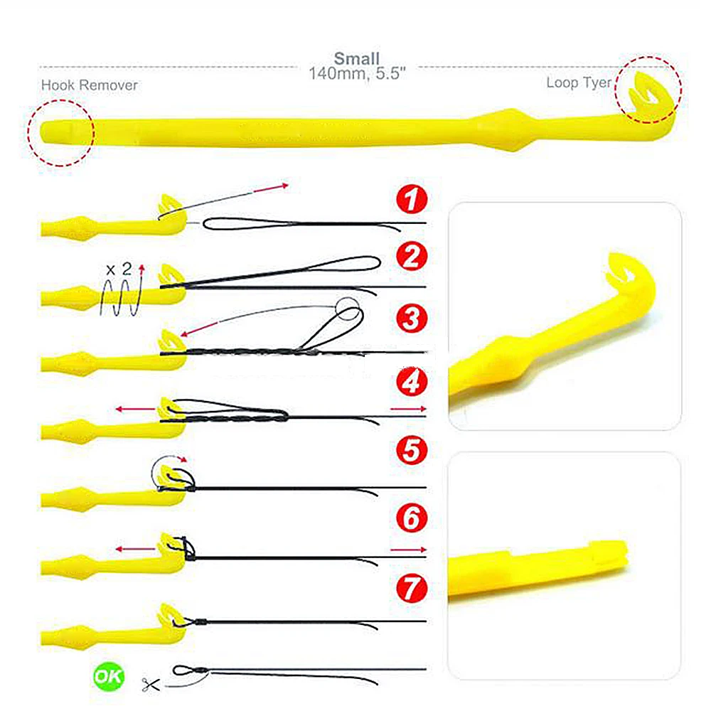 2 шт./компл. на застежке-липучке инструмент галстуком-бабочкой инструмент для быстрого завязывания узлов для Fly рыболовный крючок инструменты линия уровня комплект Пластик+ Нержавеющая сталь