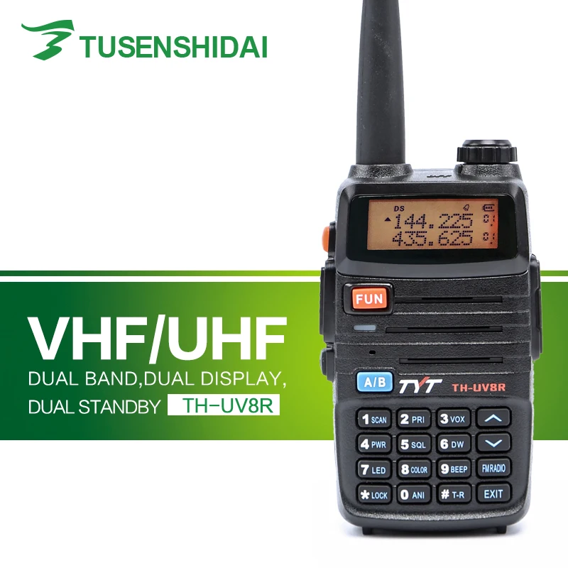 

Hot Sell 5W VHF UHF Portable Ham Walkie Talkie TYT TH-UV8R