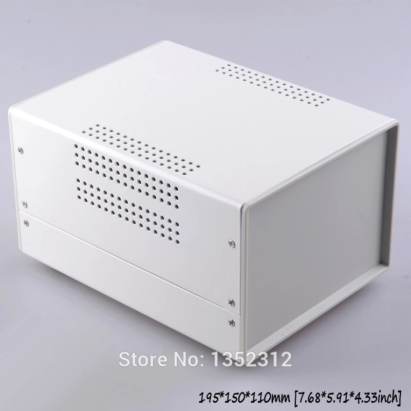 One Pcs 195*150*110mm Iron Enclosure Electronic Instrument Case