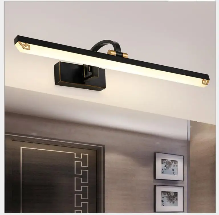 41 CM/56 CM/71 CM مرآة حمام مصباح للماء الرجعية البرونزية مجلس الوزراء المرآة البالونية أضواء وحدة إضاءة LED جداريّة ضوء مصباح مصباح ليد الجدار مصباح