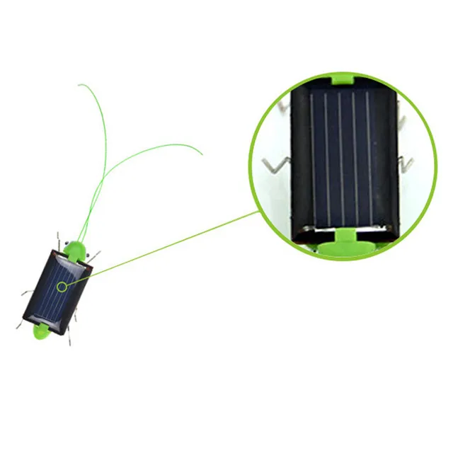 2018 Solar grasshopper Educational Solar Powered Grasshopper Robot Toy required Gadget Gift solar toys No batteries