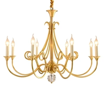 

Modern LED Chandelier 100% Copper Custom Living Room Chandelier Bedroom Lighting Interior Decor Hanging Lamps Kitchen Fixtures