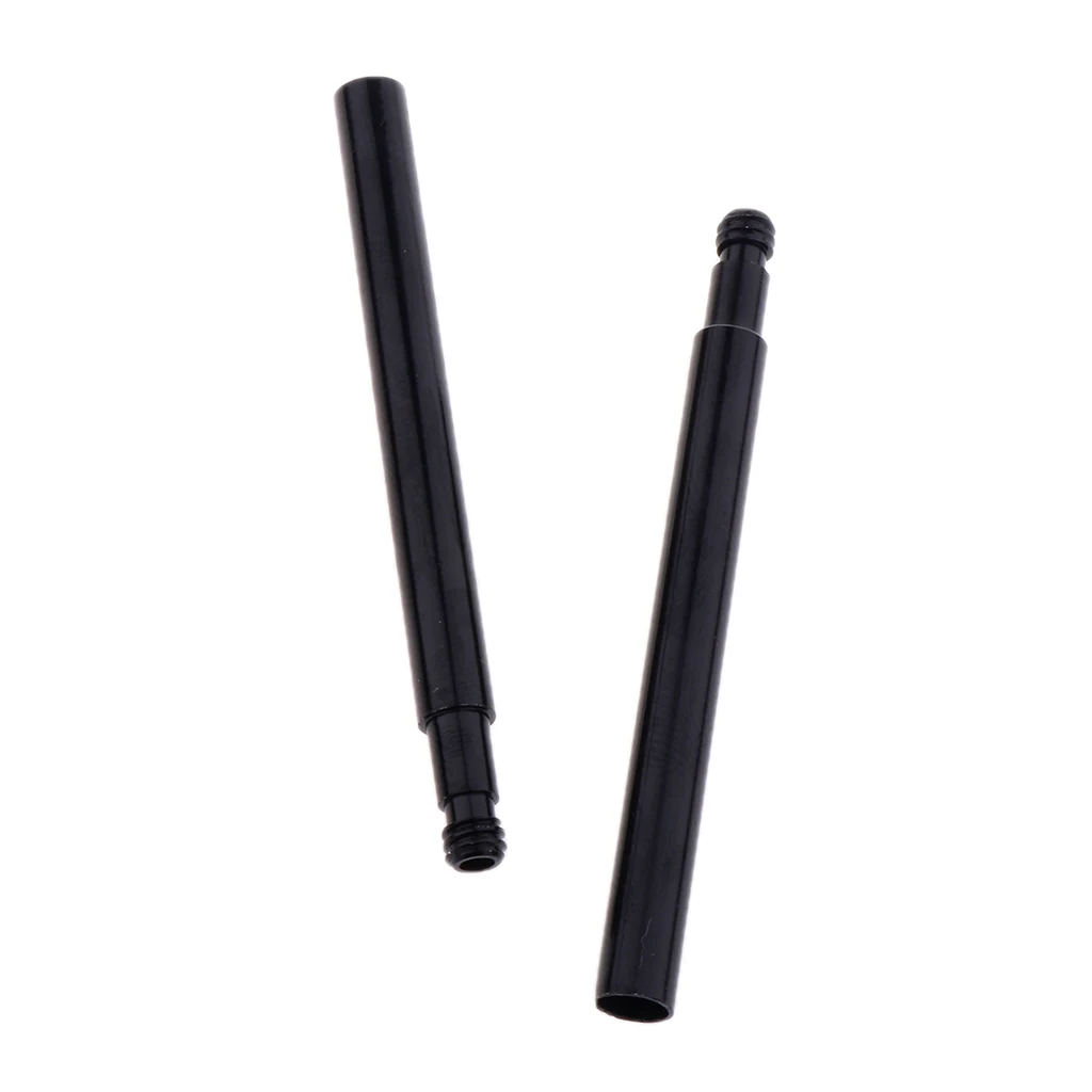 2pcs Bike Bicycle 70mm 2.76'' Alloy Presta Valve Extender French-Valve Adapter Extension Tube Accessories
