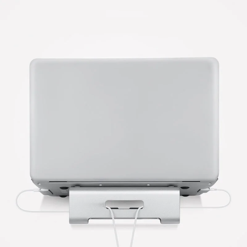 Laptop Stand Cooling Base Aluminum Alloy Notebook Cooling Stand For Macbook Computer Bracket Tablet Support Cooler Stands Holder Laptop Stand Cooling Base Aluminum Alloy Notebook Cooling Stand For Macbook Computer Bracket Tablet Support Cooler Stands Holder