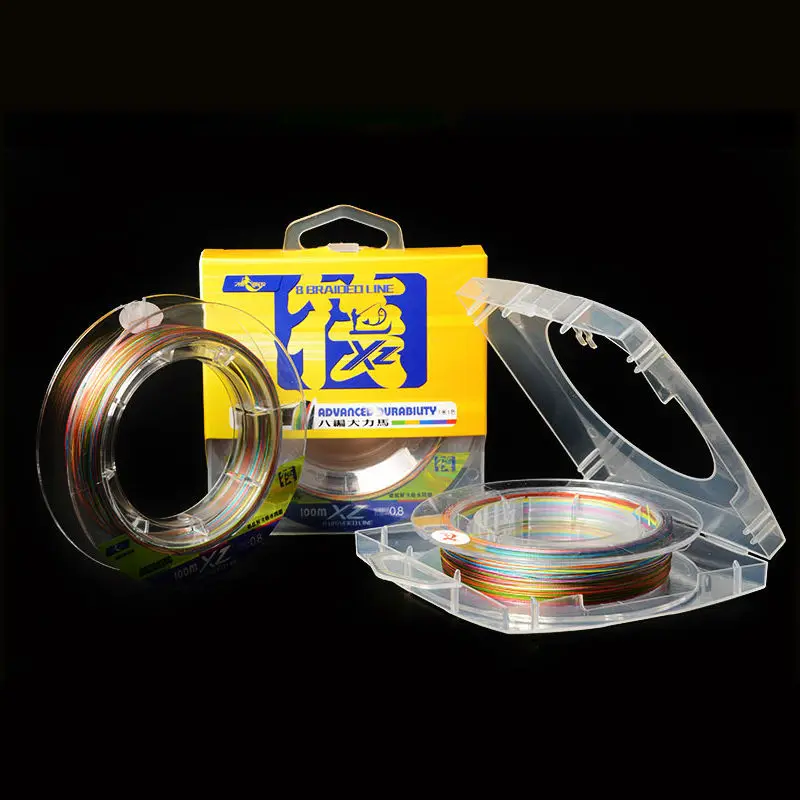 

Super Strong Multifilament PE Braid 8 Strands 8 Weaves 100M 0.4-8.0 Fishing Line for Sea Fishing Multicolor Fishing Tackle