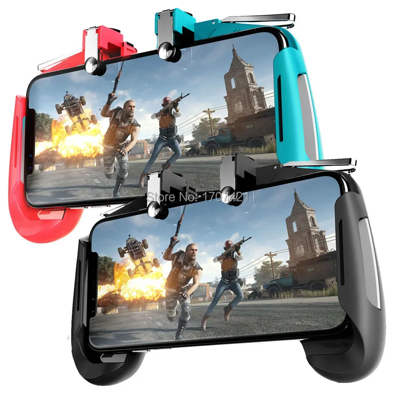 Pubg Mobile Gamepad Pubg Controller for Phone L1R1 Grip with Joystick  Trigger L1r1 Pubg Fire Buttons for iPhone Android IOS (2)
