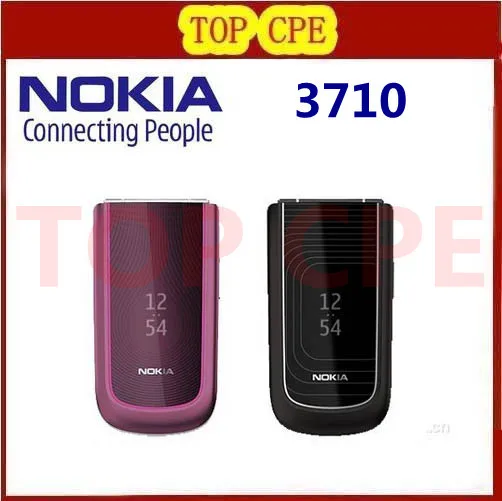 3710 original Nokia Flip 3710 unlocked Refurbished cell phone 3G 3 2MP Camera bluetooth free shipping